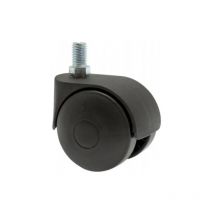 TWINY-Rolle d. 50 mm mit Gewindestange M10x15 mm, Höhe 62 mm