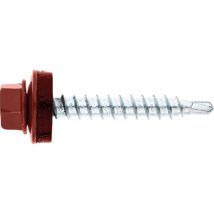Twistec Colorhead 6kt-bohrschraube 4,8x20 Ral 9010 Reinweiß 100st./pck