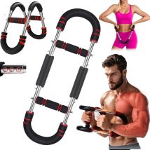 Twister Arm Trainer, Entraîneur Avant Bras Appareil Musculation Pectoraux, Maison Portable 3 Niveaux Extenseur Expandeur Poitrine