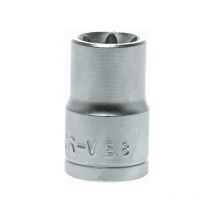 TX-E-Stecknuss mit Vierkantschaft 1/2" E18