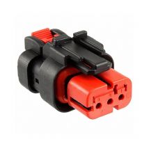 776523-1 Kfz-Stecker-Stecker, 3 Positionen – 20–18 awg – Rot - Tyco