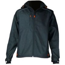 Softshell typhon + gris/noir t4xl 19426-gr-4xl