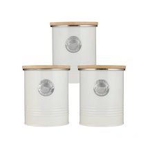 Typhoon - Living 3 Piece Storage Set Tea, Coffee & Sugar Cream