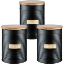 Typhoon - Otto Black Tea, Coffee & Sugar Storage Canisters