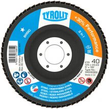 Disque à lames 27cla 125x22,23 za40q-b. Tyrolit