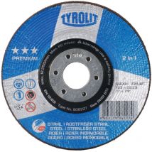 Tyrolit - Schruppschleifscheibe premium rondeller,ø 115 mm, Körnung: 36