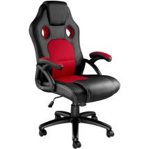 Tectake - Tyson Office Chair - gaming chair, office chair, chair - black/red - black/red