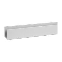 Profil U 25x25x2mm Longueur 2m Aluminium Anodisé Argent Duval 41 0102 3042
