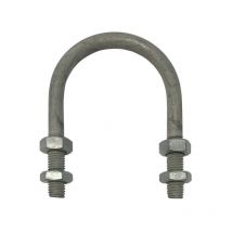 U-Bolt M12 x90 mm Thread, 122 mm Inside Diam, 181 mm Inside Height Galvanised
