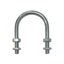 Graphskill - U-Bolt M20 x55mm Thread, 250mm Inside Diam, 300mm Inside Height BZP(Zinc Plated)
