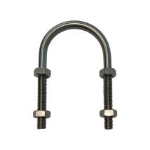 Graphskill - U-Bolt M6 x60mm Thread, 29mm Inside Diam, 82mm Inside Height BZP(Zinc Plated)