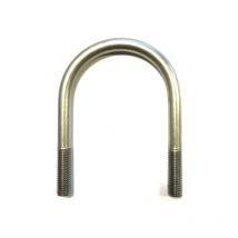 Graphskill - U-Bolt M8 x24 mm Thread, 76 mm Inside Diam, 100 mm Inside Height T304 Stainless Steel