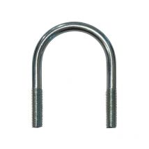 Graphskill - U-Bolt M8 x24mm Thread, 102mm Inside Diam, 126mm Inside Height BZP(Zinc Plated)