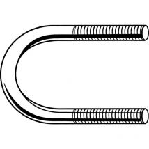 M6X42X29X20 U-Bolt Type-B bzp- you get 5 - Matlock