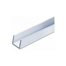 U Carré Aluminium Brut, L.1 m x L.1.95 Cm x H.1.95 Cm