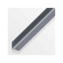 U Carré Aluminium Brut, L.1 m x L.2.35 Cm x H.2.35 Cm