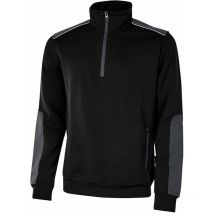 Gilet de travail col montant zippé cushy - Noir m