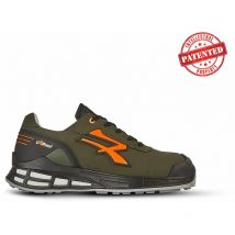 U-power - Chaussures de sécurité basses xeno S3 src ci esd - Vert Olive /Orange 41