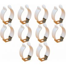 U Tube Pince, 10 Pièce Acier Inoxydable u Tube Pince, Collier Serrage, Acier Inoxydable Collier de Serrag, Peut Etre Utilisé pour Renforcer les
