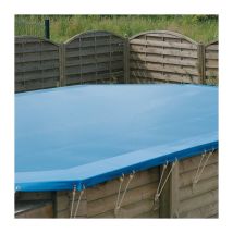 Ubbink - Bâche hivernage piscine octogonale longue 400 x 670 cm
