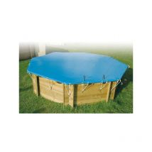 Bâche d'hivernage pour piscine octogonale Ubbink Océa 510 cm