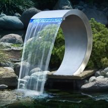 Cascade Mamba Inox avec éclairage led