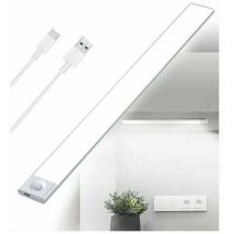 Über Usb Wiederaufladbarer Led-lichtstreifen Unter Dem Schrank Für Die Küche – 40 Cm – 2500 Mah – Schranklicht Mit Bewegungsmelder – Wiederaufladbare 