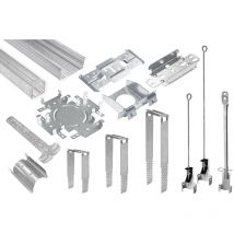 Hexim - ud 28 / cd 60 Profili per cartongesso e accessori Gancio diretto Rigips Sottostruttura per soffitto: Filo ad occhiello da 25 cm con gancio