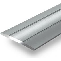 Bergangsprofil Abdeckleiste Firm K132 Form: C Breite: 36 Mm Länge: 90 Cm Selbstklebend Silber