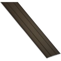 3er Pack - Übergangsprofil Cross 1000 x 37 x 2,5 mm selbstklebend aus Aluminium bronze eloxiert