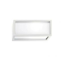 Ußere wand-lampenanschluss 3 lati 20w attacco e27 color white est01005