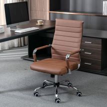 UEV - Bürostuhl Ergonomisch Wippfunktion bis 150 kg belastbar Schreibtischstuhl mit Armlehne Drehstuhl Office Chair S-förmige Lendenwirbelstütze