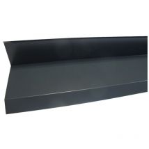 Kante an der Wand 2100 mm Anthrazitgrau ral 7016, l: 2100 mm