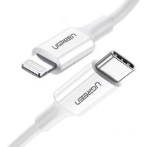 Ugreen - Câble pour iPhone MFi usb-c - Lightning 20W 3A 1m blanc