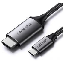 Ugreen - Câble adaptateur hdmi vers usb-c 4K 60Hz 1,5m noir-gris