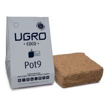 Ugro fibre de coco compressé Pot 9L