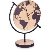 Gift Decor - Uhr Globus time, 30,5 x 12 cm