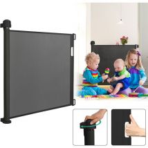 Grille de protection pour porte - Extensible - 0-180 cm - Blanc - Uisebrt