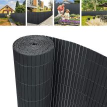 UISEBRT Brise-vue en PVC - Protection contre le vent - Clôture en PVC - Idéal pour jardin, balcon, terrasse, résistant aux UV - Résistant aux