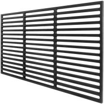 UISEBRT Gusseisen Grillrost 60 x 40cm - Rechteck Gussrost Emailliert Grillgitter Grill, fuer Gasgrill, Holzkohlegrill und mehr (60 x 40cm)