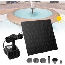 Uisebrt - pompe à eau solaire 1.8W - pompe de bassin pompe solaire fontaine fontaine de jardin pompe pour mini bassin, jardin