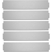 Rasenkante Metall 45m 100 x 18cm Verzinkt Beeteinfassung Beetumrandung Mähkante Palisade 45 Stück, Länge 5m - Höhe 18cm - Uisebrt