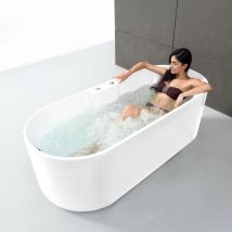 Spalina - ukio white Bulle, Bañera de hidromasaje en isla l. 175 x l. 75 cm, by