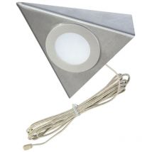 Hera - Triang.Ul Kit Anneau Meuble 2-Led f 24V 3X3W+capteur Inox Neut