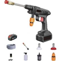 Ulisem - Akku-Hochdruckreiniger, 1600 w batteriebetriebener Hochdruckreiniger, Wasserpistole zum Autowaschen