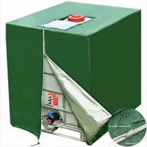 Ulisem - Bache pour Cuve 1000 l, Bâche de Protection Solaire pour réservoir d'eau de Pluie ibc, Anti-poussière Anti-UV, Housse de Protection, bâche