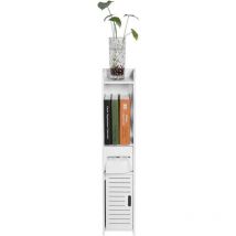 Badezimmerschrank, Möbel, Weiß, Holz, Kleiderschrank, Regal, Stoff, Aufbewahrungsregal, Hochschrank, Waschmaschine, Badezimmerschrank, Weiß, 80 x