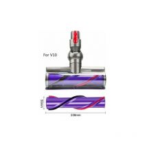 Ulisem Brosse à rouleaux à entraînement direct grande brosse à rouleaux pour aspirateur Dyson V10.