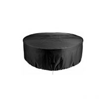 SNQ - Ulisem Housse de jardin ronde Housse de protection Table de jardin ronde Housse de table de jardin Étanche et coupe-vent 210D Oxford Table de