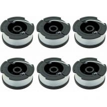 SNQ - Ulisem Lot de 6 bobines A6481 A6485 pour tondeuses Black Decker